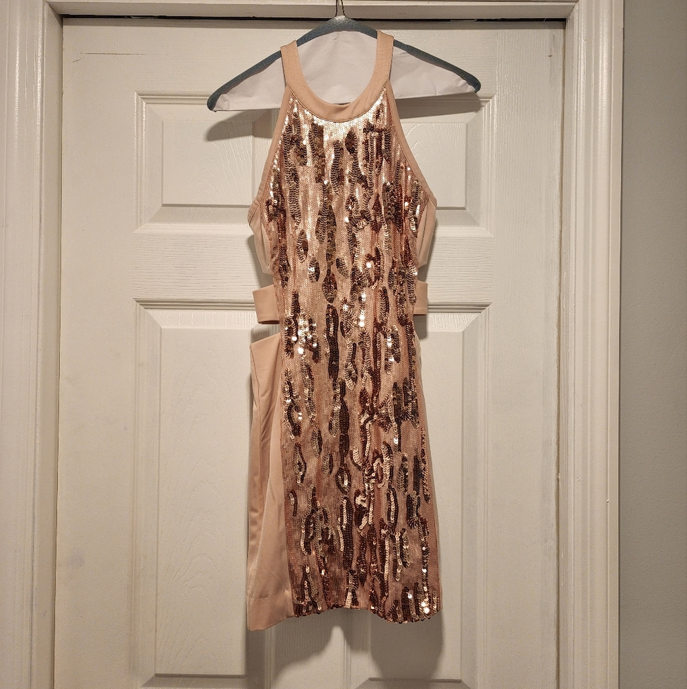 Bebe sequence dress.